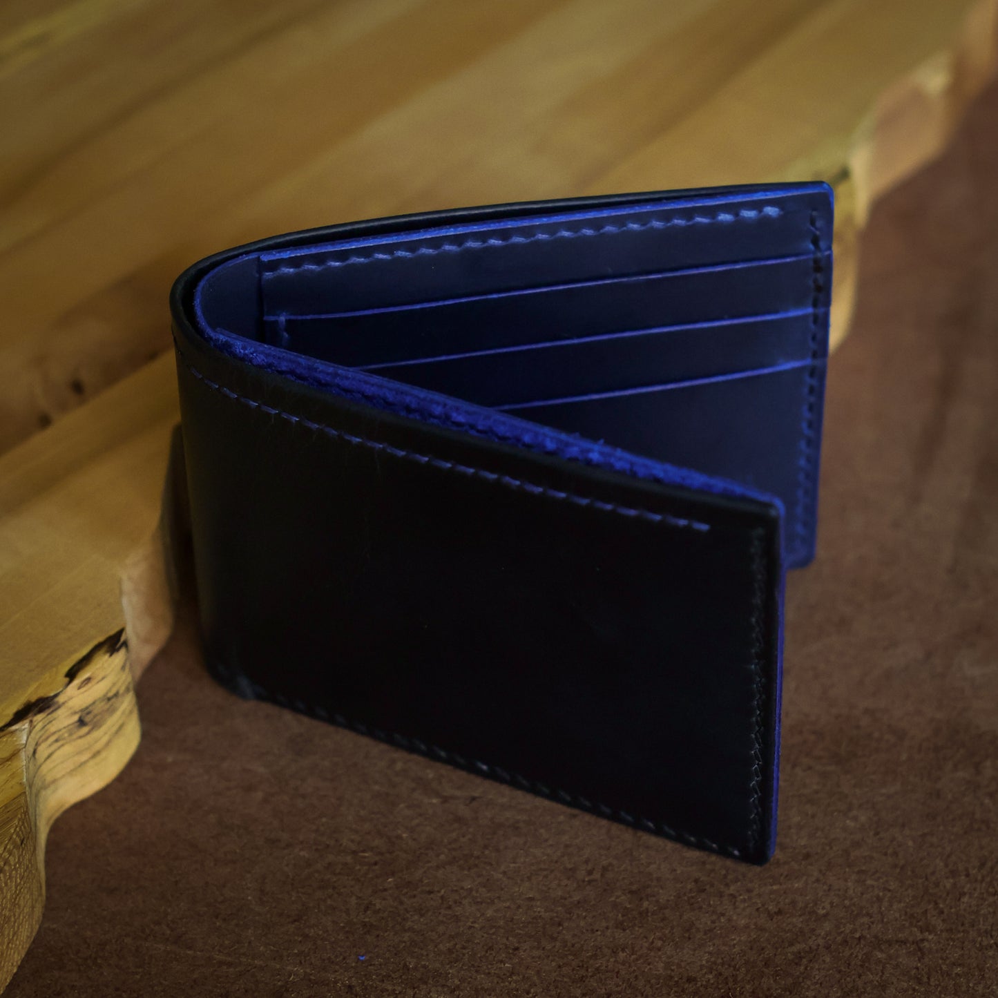 8 Pocket Bi-Fold - Custom Black/Navy