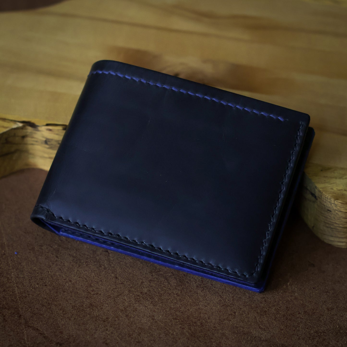 8 Pocket Bi-Fold - Custom Black/Navy