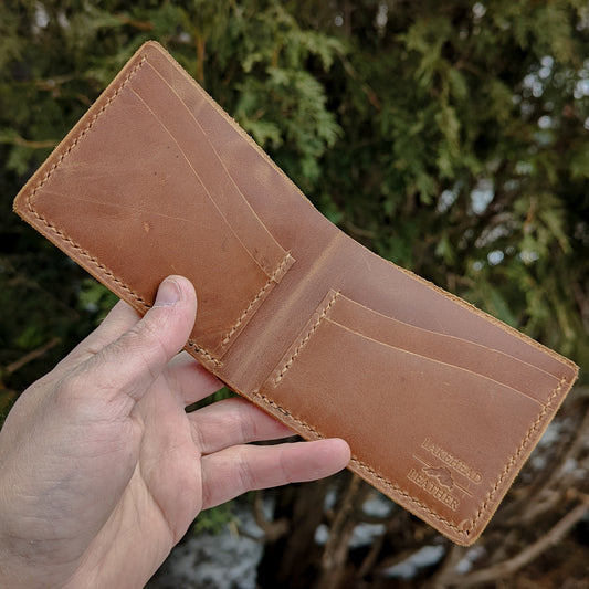 Minimalist Bi-Fold - Cognac