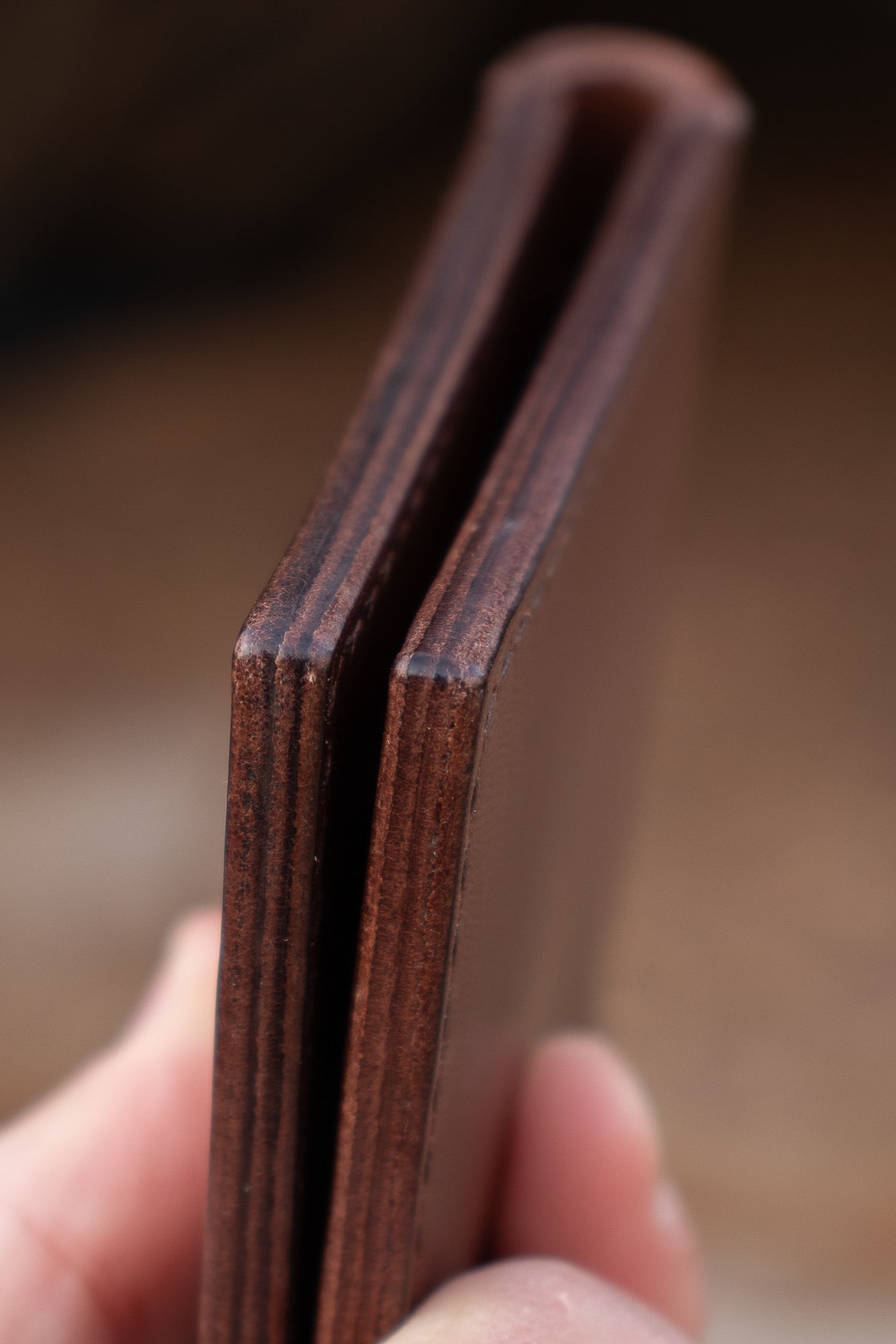 Walnut Buttero Folding Folio : r/Leathercraft