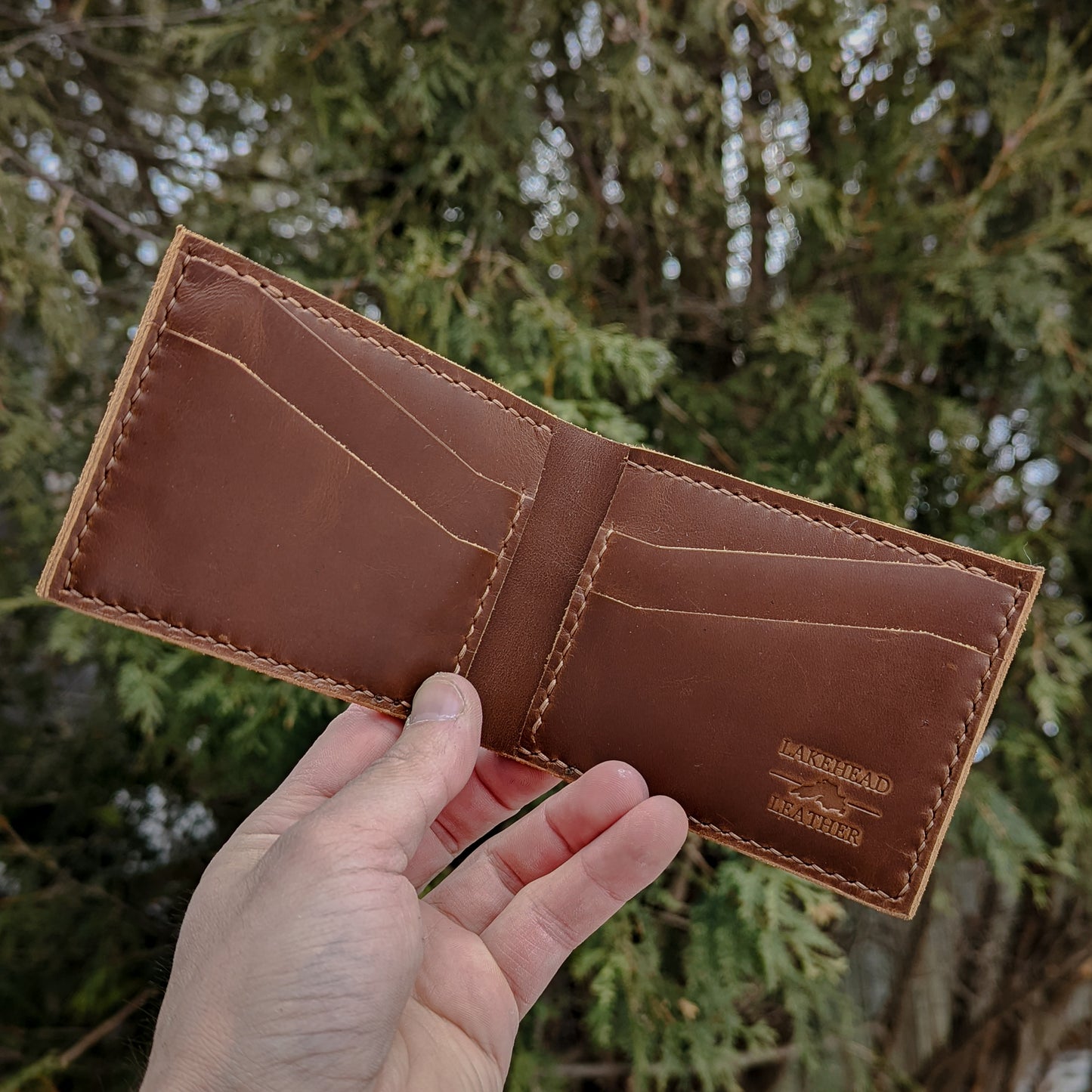 6 Pocket Bi-Fold - Cognac