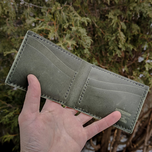 6 Pocket Bi-Fold - Black/Olive